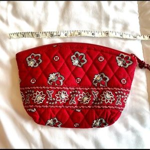 Vera Bradley cosmetic bag vintage RedBandana